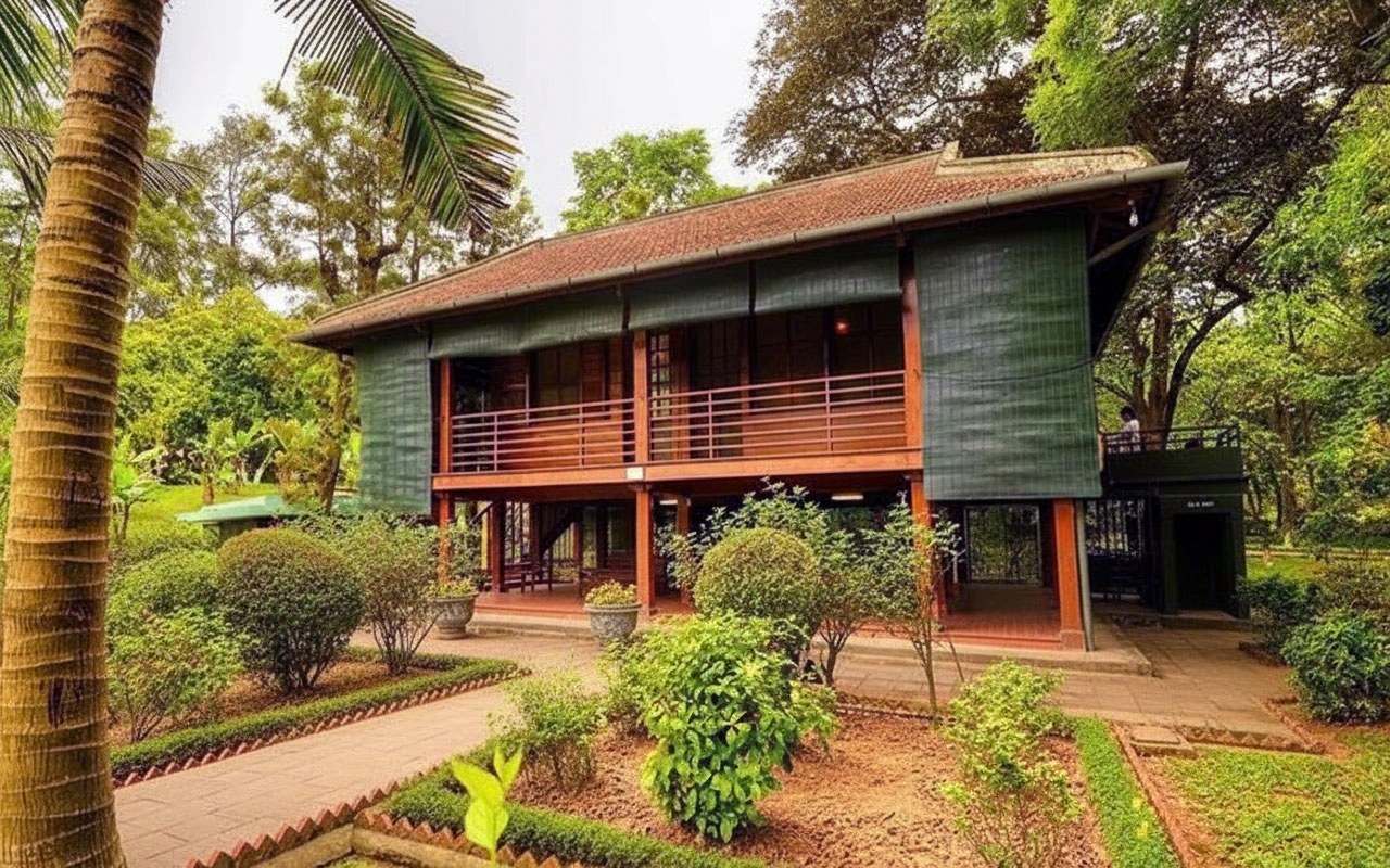 Ho Chi Minh’s house on stilts